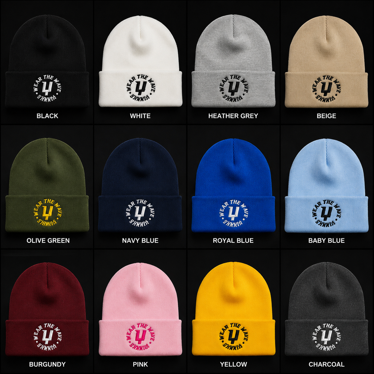 YINNKS Embroidered Beanie